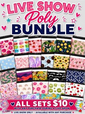 $10 Poly Mailer Sets • Live Show Only ⭐️